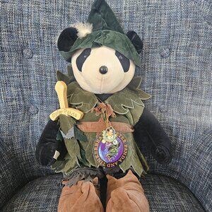 Rare Disney Peter Panda Plush 20"  North American Bear Co Plus Pin